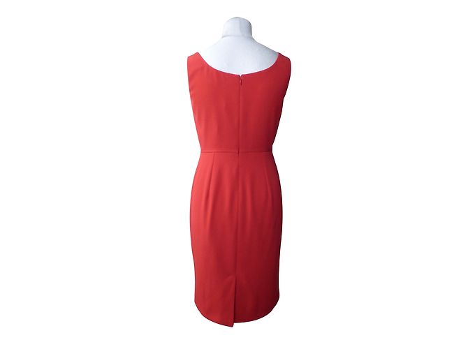 Rotes Triacetat Kleid von Paule Ka Größe 42 - Ansicht 2