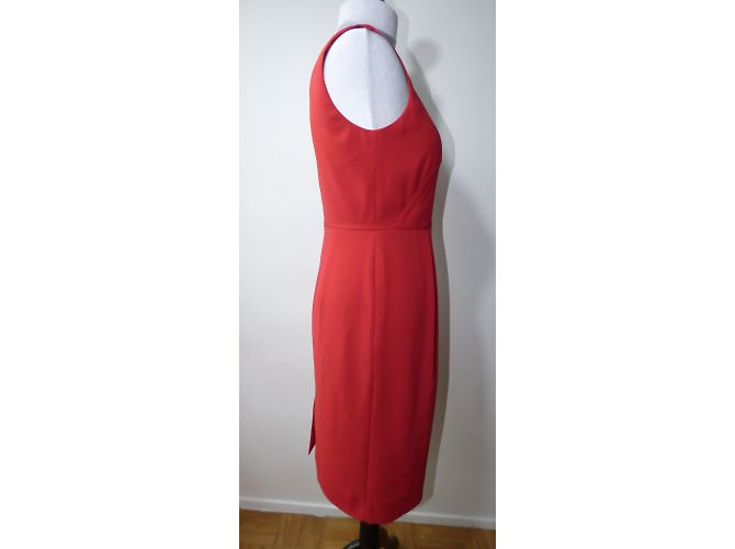 Rotes Triacetat Kleid von Paule Ka Größe 42 - Ansicht 3