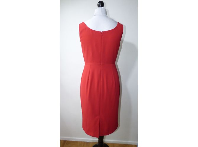Rotes Triacetat Kleid von Paule Ka Größe 42 - Ansicht 7