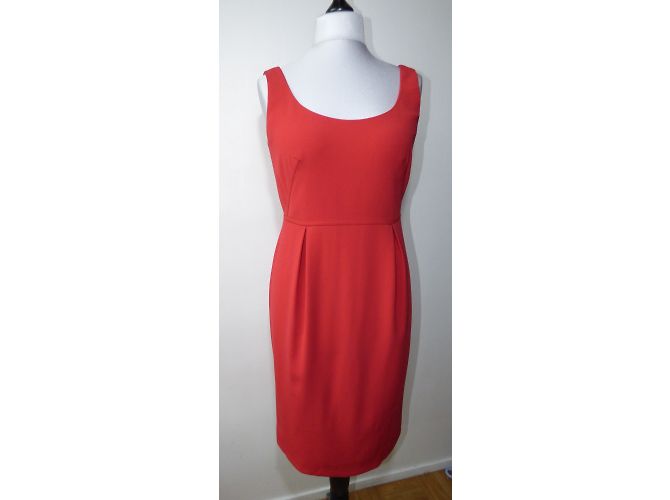 Rotes Triacetat Kleid von Paule Ka Größe 42 - Ansicht 8