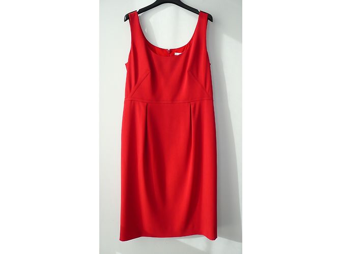 Rotes Triacetat Kleid von Paule Ka Größe 42 - Ansicht 9