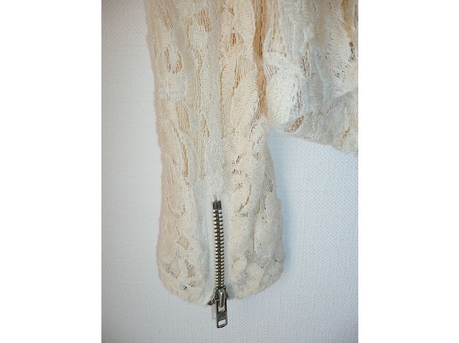 American Retro Lace Jacket Eggshell Size 38 - view 6