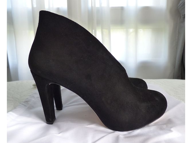 Gerard Darel Schwarze Leder Pumps Gr. 41 - Ansicht 3