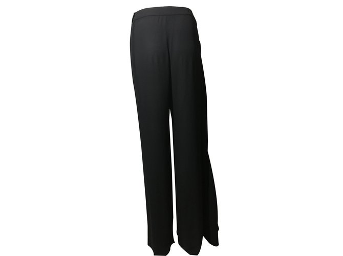 Chanel pantalones de seda Negro - vista 2