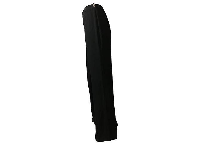 Chanel pantalones de seda Negro - vista 3
