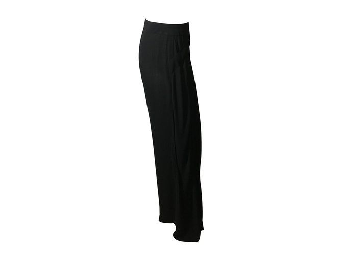 Chanel pantalones de seda Negro - vista 4