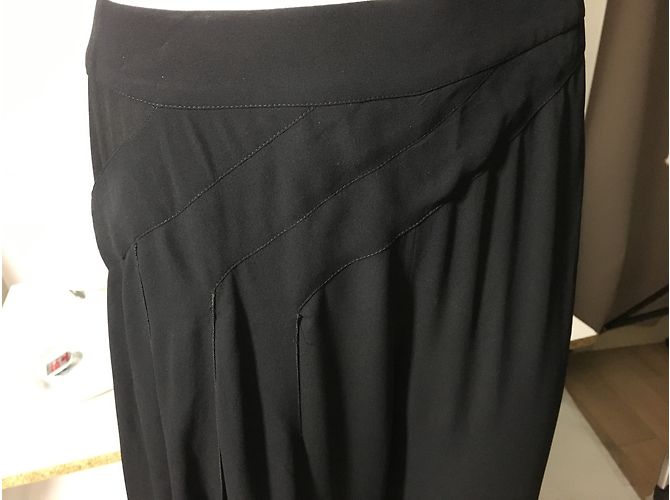 Chanel pantalones de seda Negro - vista 6