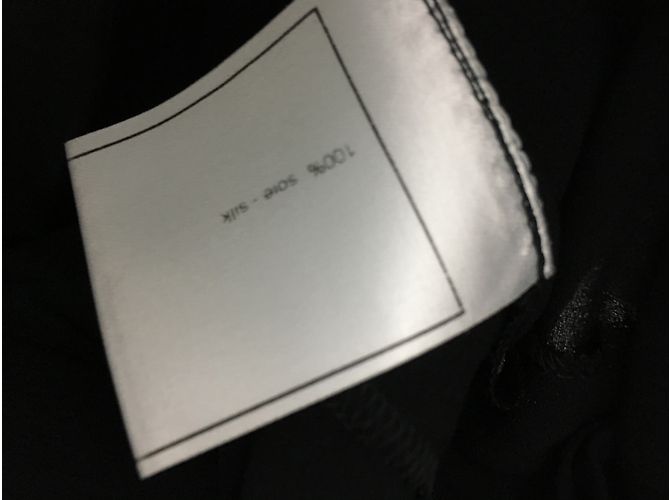 Chanel pantalones de seda Negro - vista 9