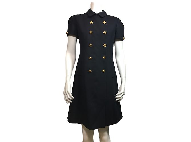 Miu Miu Vestido de abrigo militar - vista 3