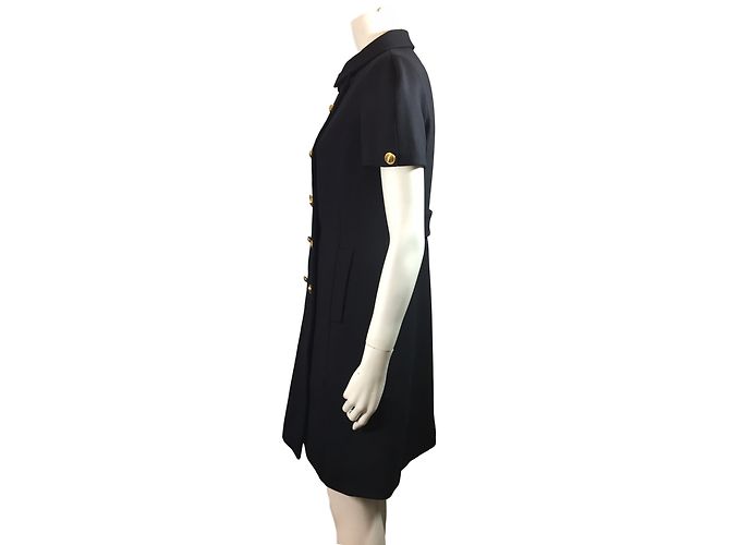 Miu Miu Vestido de abrigo militar - vista 5