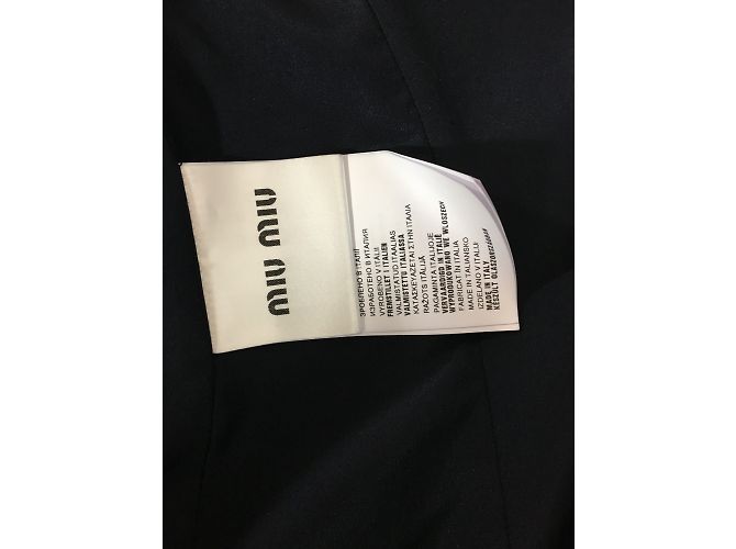 Miu Miu Vestido de abrigo militar - vista 8