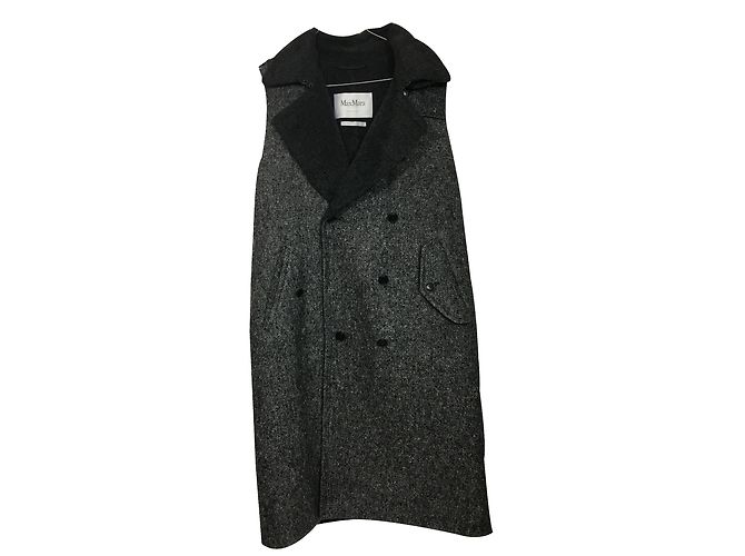 Max Mara Abrigo sin mangas - vista 6