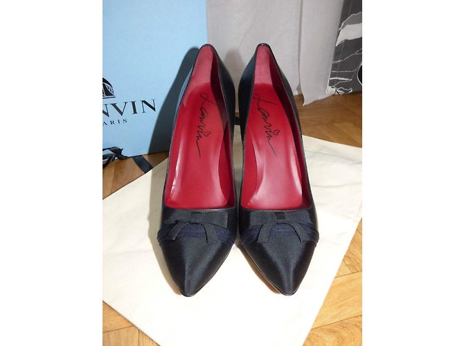 Lanvin Leder Pumps in Schwarz mit Schleife Größe 41 - Ansicht 17