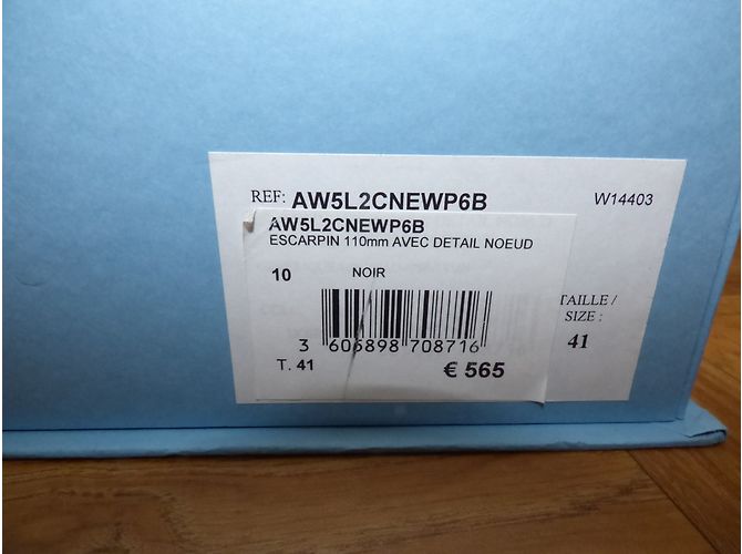 Lanvin Leder Pumps in Schwarz mit Schleife Größe 41 - Ansicht 6