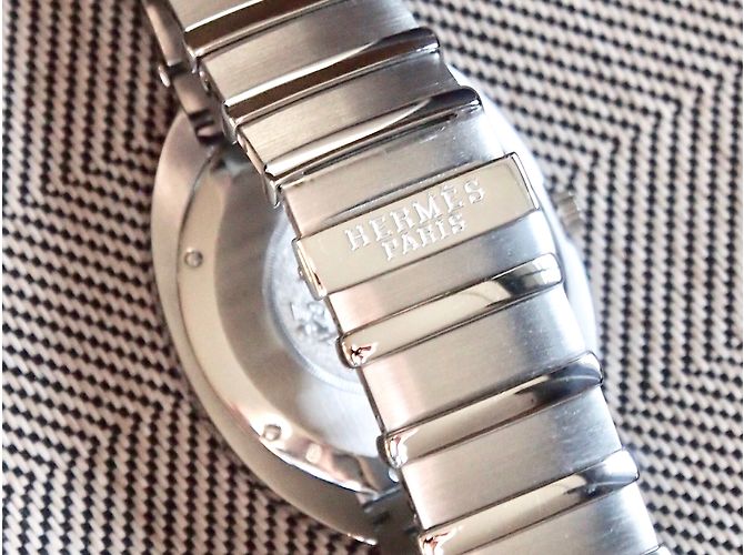Hermès Quartz Uhr Silber - Ansicht 4