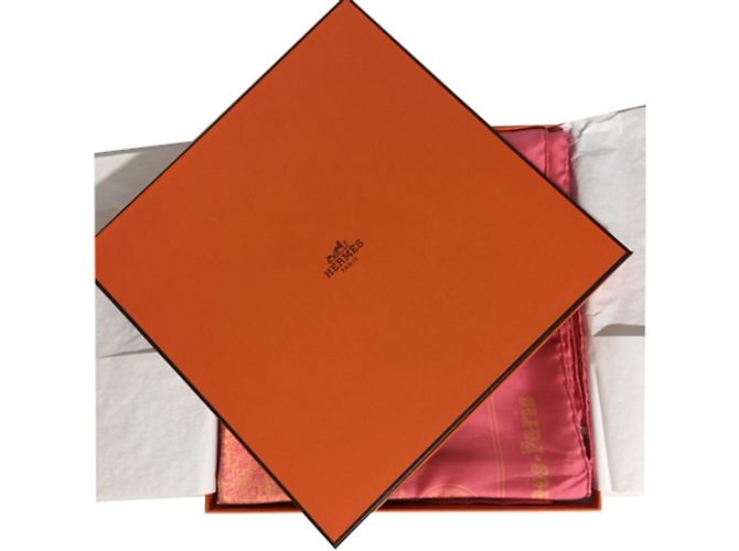 Hermès Silk scarf Pink - view 2