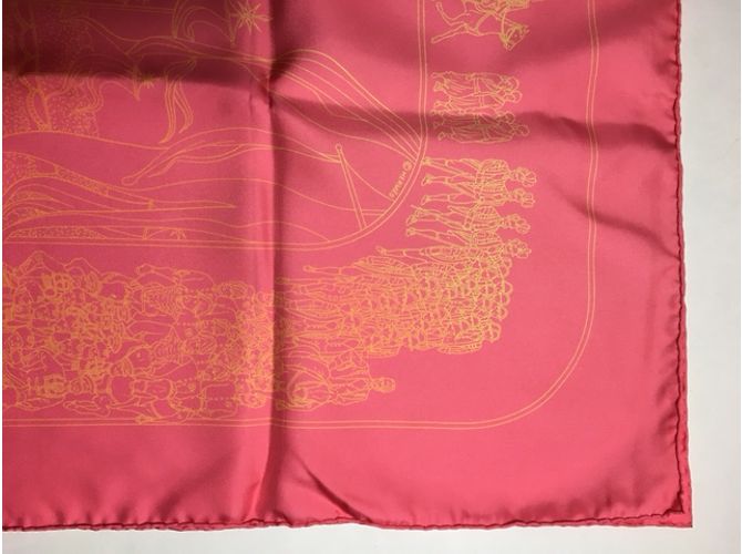 Hermès Silk scarf Pink - view 10