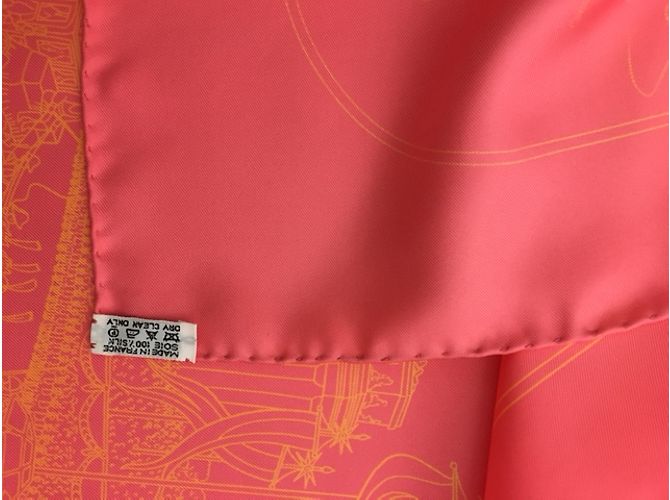Hermès Silk scarf Pink - view 12