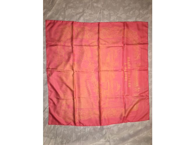 Hermès Silk scarf Pink - view 15