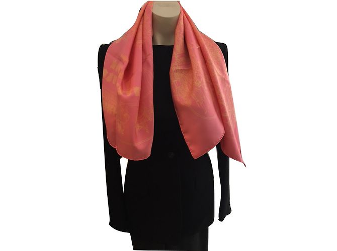 Hermès Silk scarf Pink - view 3