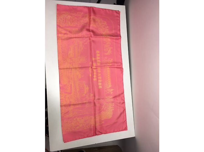 Hermès Silk scarf Pink - view 4