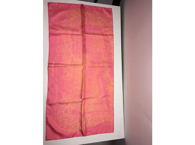 Hermès Silk scarf Pink - view 5