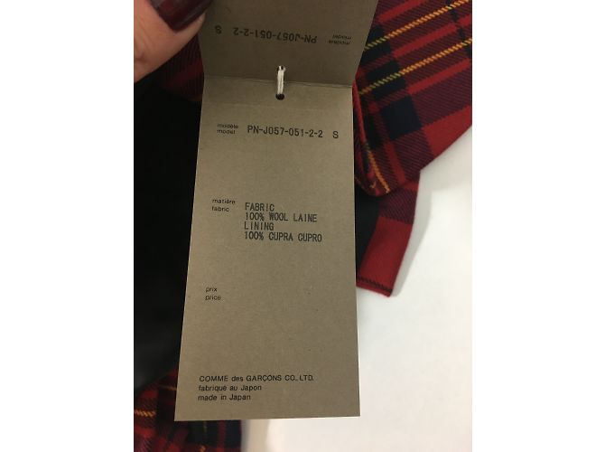 Comme Des Garcons Tartan Wool Blazer Men S Multiple colors - view 12