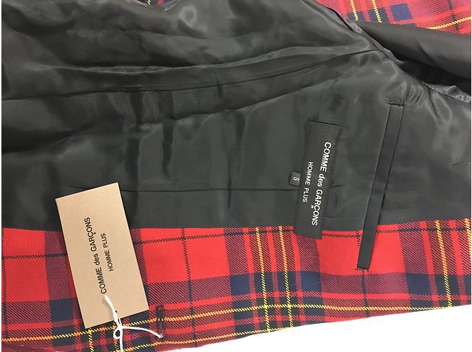 Comme Des Garcons Tartan Wool Blazer Men S Multiple colors - view 6