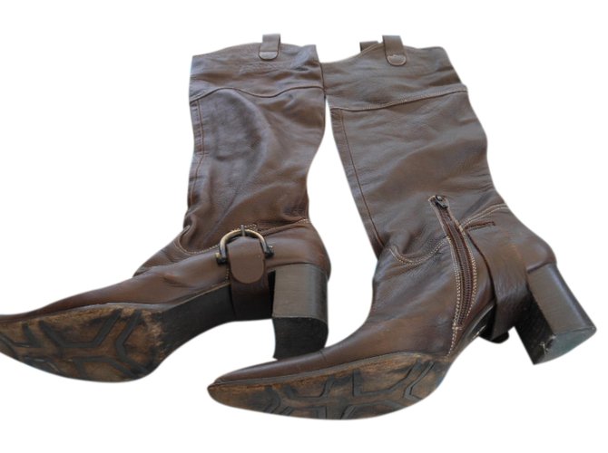 Vero Cuoio Botas Castaño - vista 2