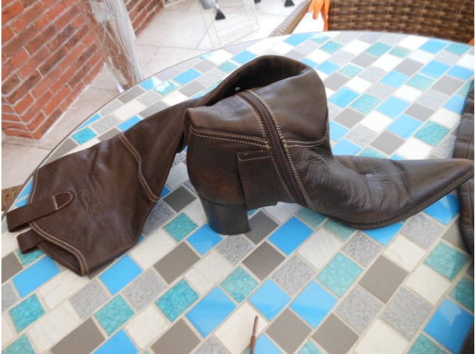Vero Cuoio Botas Castaño - vista 5