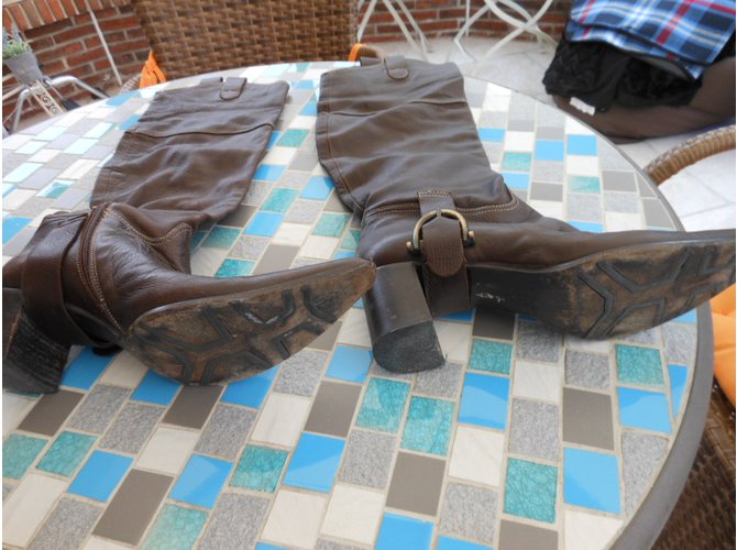 Vero Cuoio Botas Castaño - vista 6
