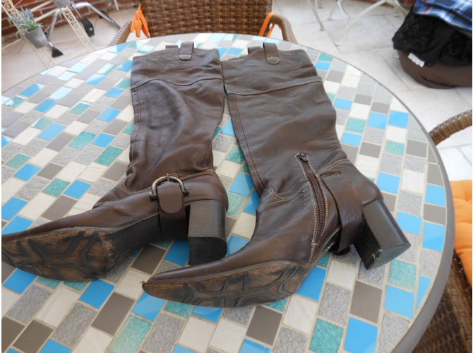 Vero Cuoio Botas Castaño - vista 7