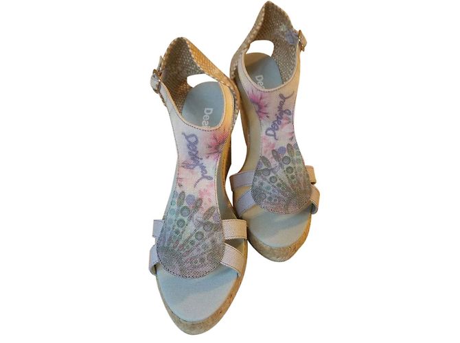 Zeppe espadrillas Desigual Multicolore - vista 2