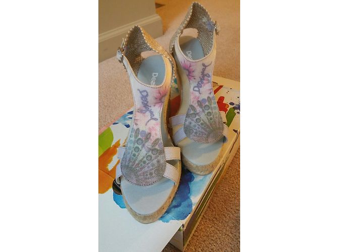 Zeppe espadrillas Desigual Multicolore - vista 4