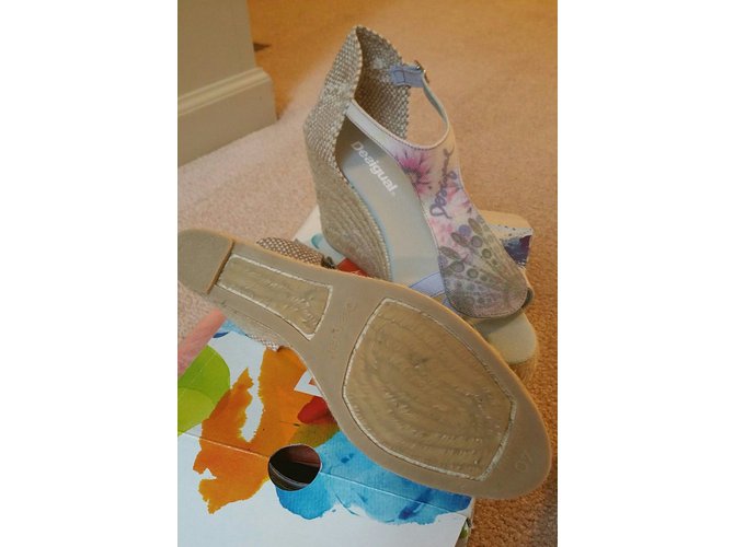 Zeppe espadrillas Desigual Multicolore - vista 6