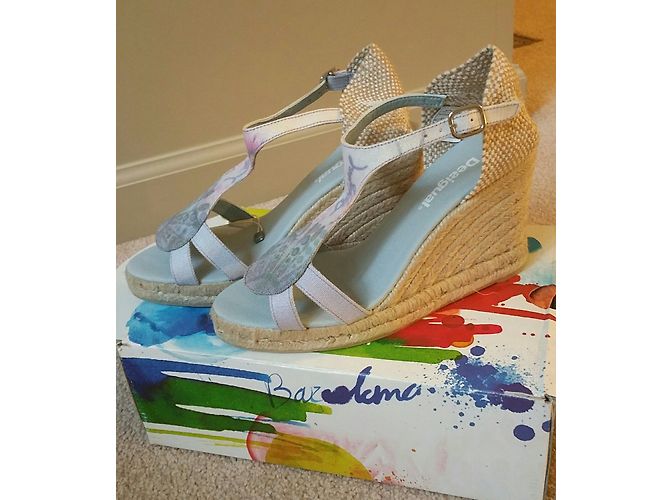 Zeppe espadrillas Desigual Multicolore - vista 8