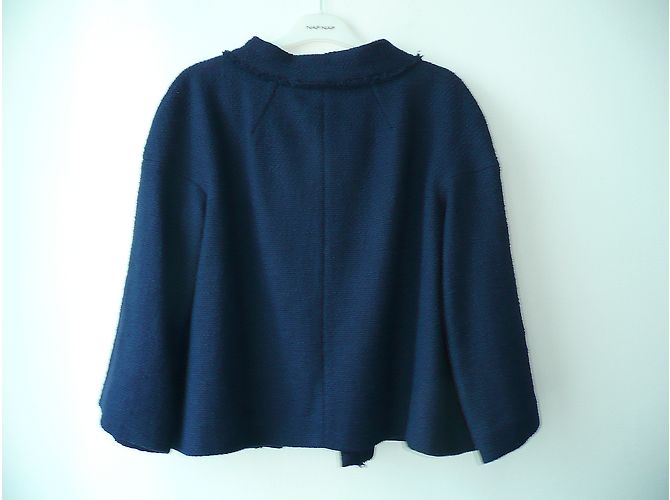 Chaqueta Apostrophe de algodón azul Talla 44 - vista 3
