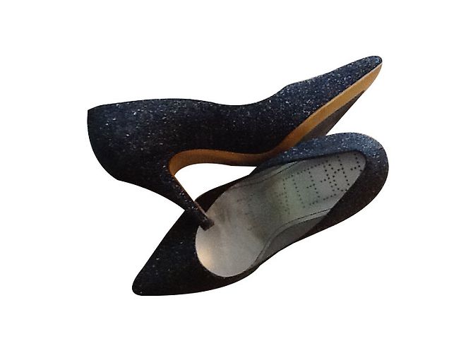 Décolleté Free Lance in pelle nera 7cm Nero - vista 2