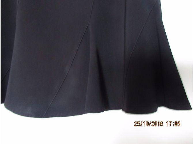 Schwarzer Rock von Pablo De Gerard Darel aus Polyester Knie lang - Ansicht 3