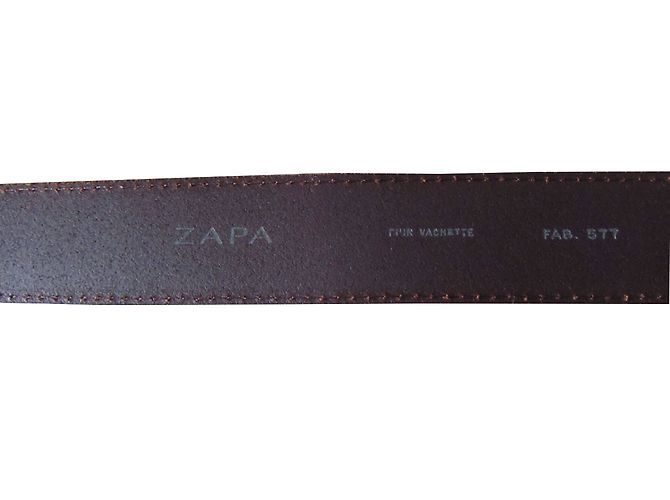 Zapa Gürtel aus Leder Braun - Ansicht 2