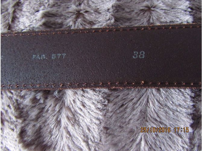 Zapa Gürtel aus Leder Braun - Ansicht 4