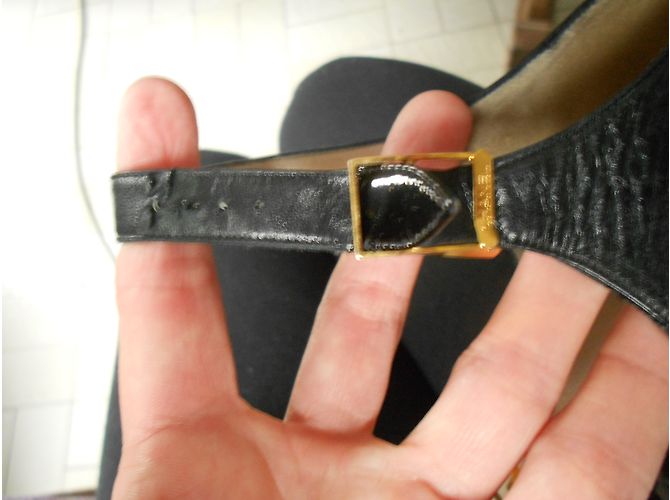 Décolleté Chanel in pelle nera 36 Nero - vista 8