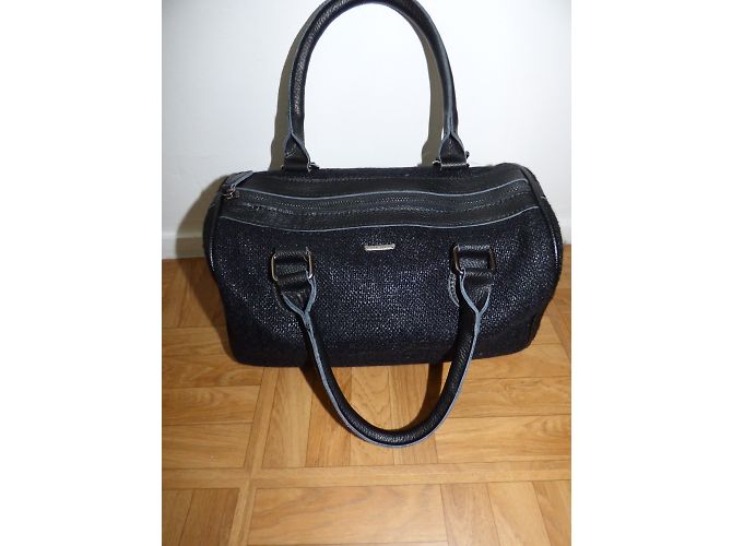 One step Bowlingtasche Schwarz Stoff und Leder - Ansicht 3