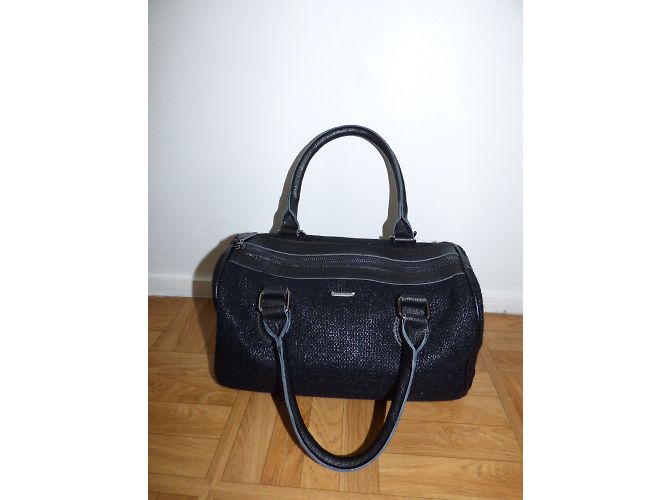 One step Bowlingtasche Schwarz Stoff und Leder - Ansicht 4
