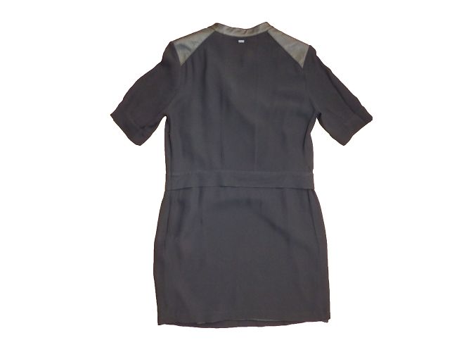 Ikks Schwarzes Viskose Kleid Größe 42 - Ansicht 2