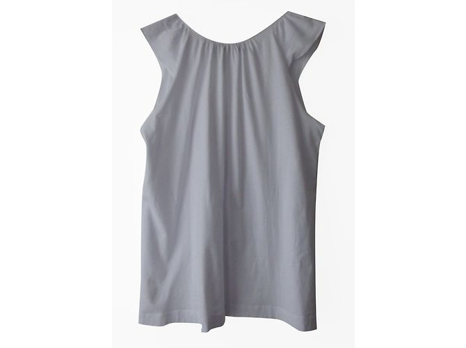 Camiseta sin mangas blanca de algodón bordada Sonia Rykiel M Blanco - vista 2