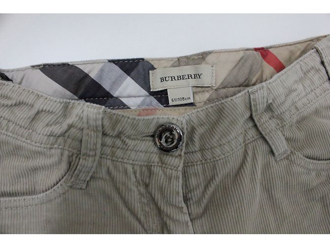 Burberry Cordhose beige Mädchen 5 Jahre - Ansicht 3