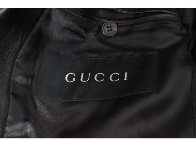 Gucci Veste cuir - vue 3