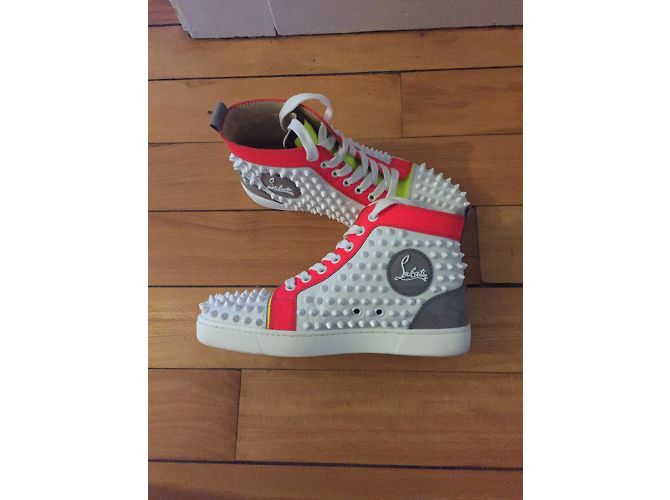 Christian Louboutin Sneakers Louis vitello / Spikes - vista 3