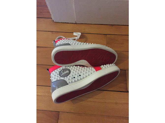 Christian Louboutin Sneakers Louis vitello / Spikes - vista 4